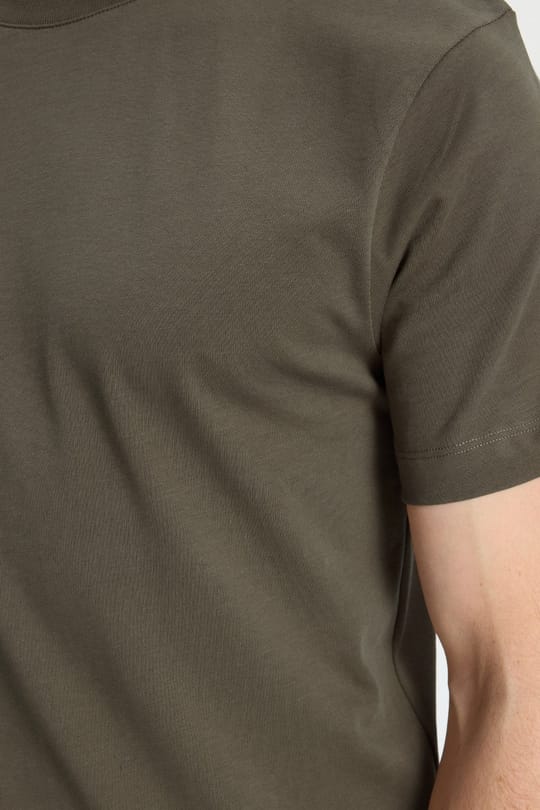 Unisex Regular Fit Rahat Kesim %100 Pamuk Bisiklet Yaka Taş Tişört