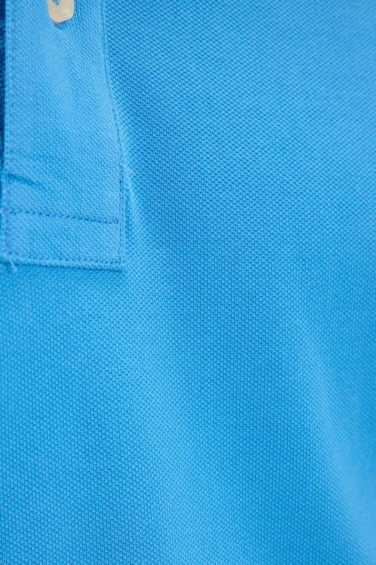 Erkek Slim Fit Dar Kesim Premium Seri %100 Pamuk Yumuşak Dokulu Merserize Mavi Polo Yaka Tişört