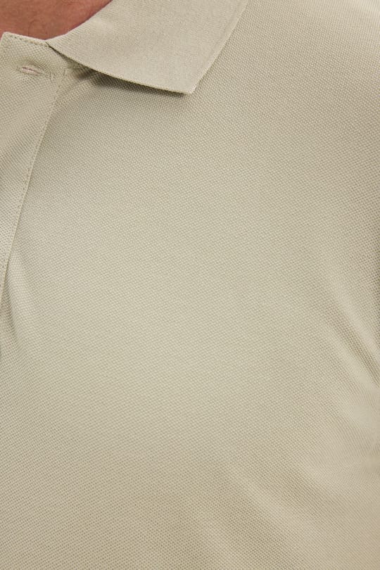 Erkek Slim Fit Dar Kesim Premium Seri %100 Pamuk Yumuşak Dokulu Merserize Krem Polo Yaka Tişört