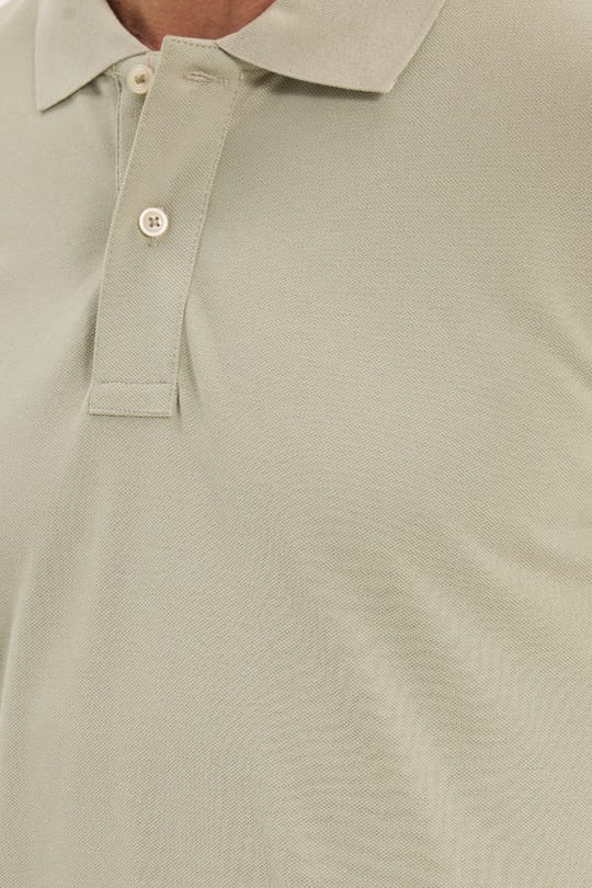 Erkek Slim Fit Dar Kesim Premium Seri %100 Pamuk Yumuşak Dokulu Merserize Krem Polo Yaka Tişört 