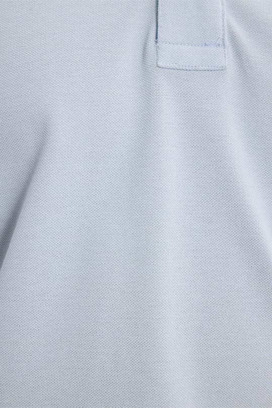 Erkek Slim Fit Dar Kesim Premium Seri %100 Pamuk Yumuşak Dokulu Merserize Açık Mavi Polo Yaka Tişört 