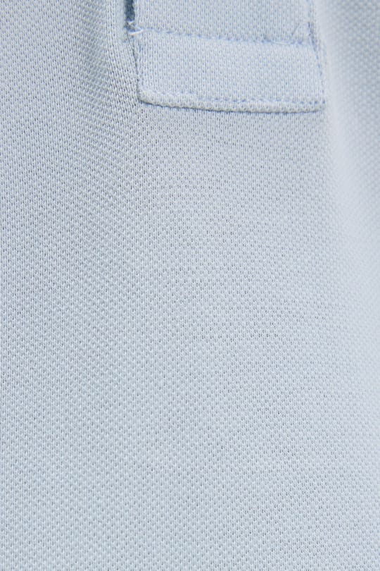 Erkek Slim Fit Dar Kesim Premium Seri %100 Pamuk Yumuşak Dokulu Merserize Açık Mavi Polo Yaka Tişört 