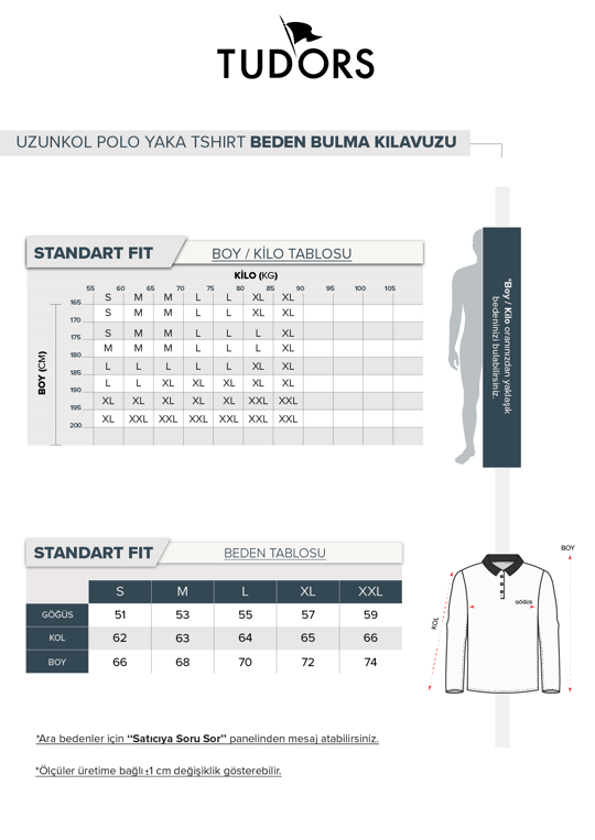 Erkek 3lü Pkt Lacivert-Gri-Siyah Standart Fit Normal Kesim Pamuklu Pike Uzun Kollu Polo Yaka Tişört