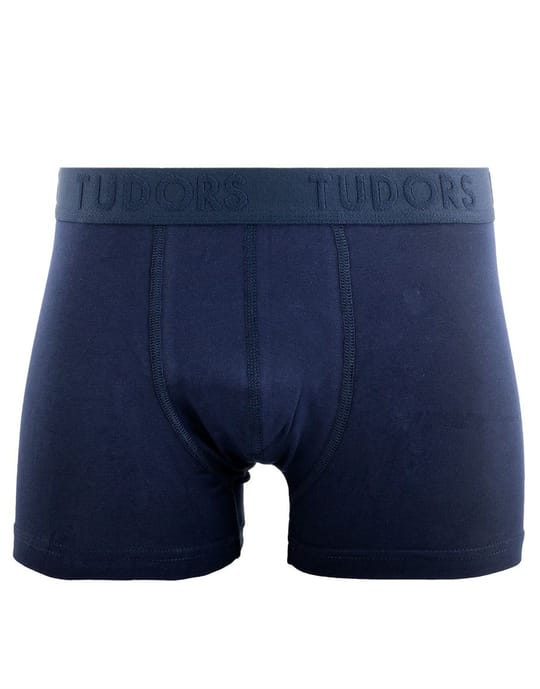 Erkek 2li Pamuk Likralı Premium Seri Esnek Kumaş Lacivert Boxer