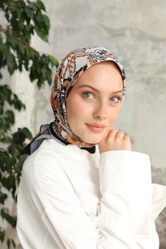 Etro Desen Bambu Kraş Eşarp Siyah