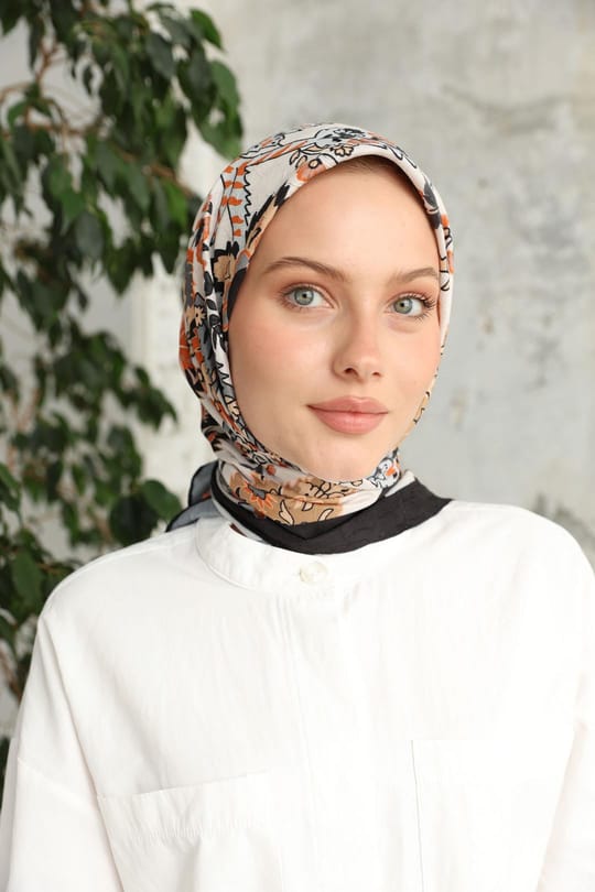 Etro Desen Bambu Kraş Eşarp Siyah