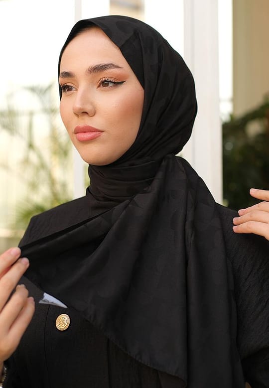 Perla Jakar Şal Siyah