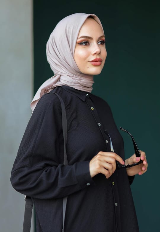 Pure And Soft Eşarp Moda Vizonu