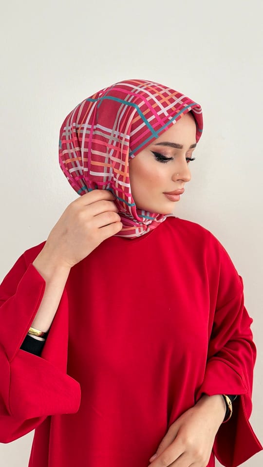 RİVA PAMUK EŞARP EKOSE 08