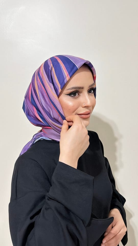 RİVA PAMUK EŞARP RAİNBOW 04