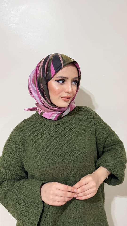 RİVA PAMUK EŞARP RAİNBOW 08