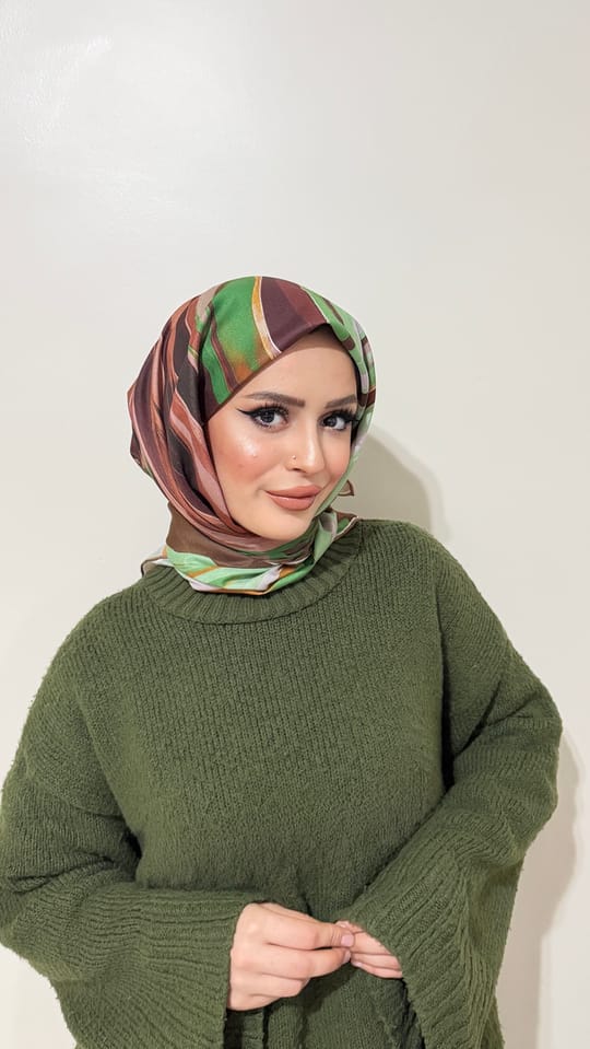 RİVA PAMUK EŞARP RAİNBOW 13