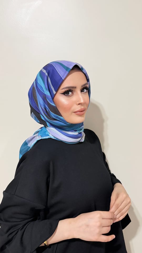 RİVA PAMUK EŞARP RAİNBOW 16