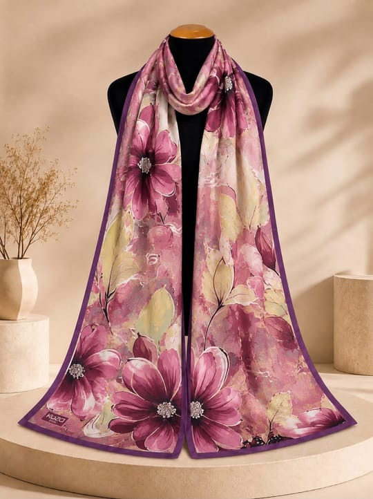 RİVA PAMUK ŞAL FLOWER 01