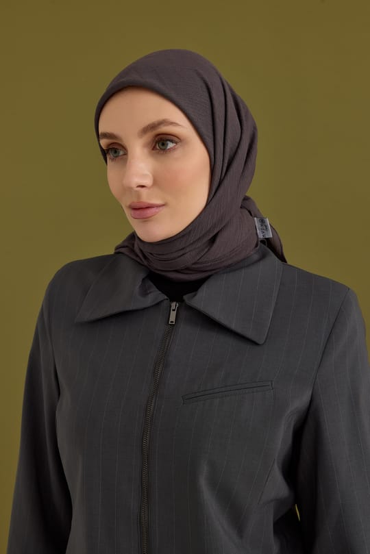 Soft Krinkıl Eşarp Antrasit