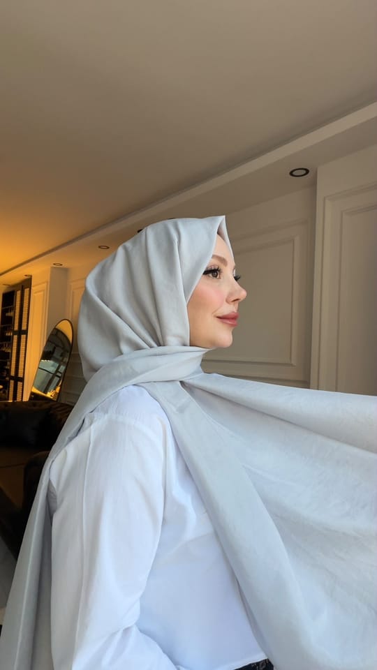 VUAL/BRİSA ŞAL GÜMÜŞ GRİ