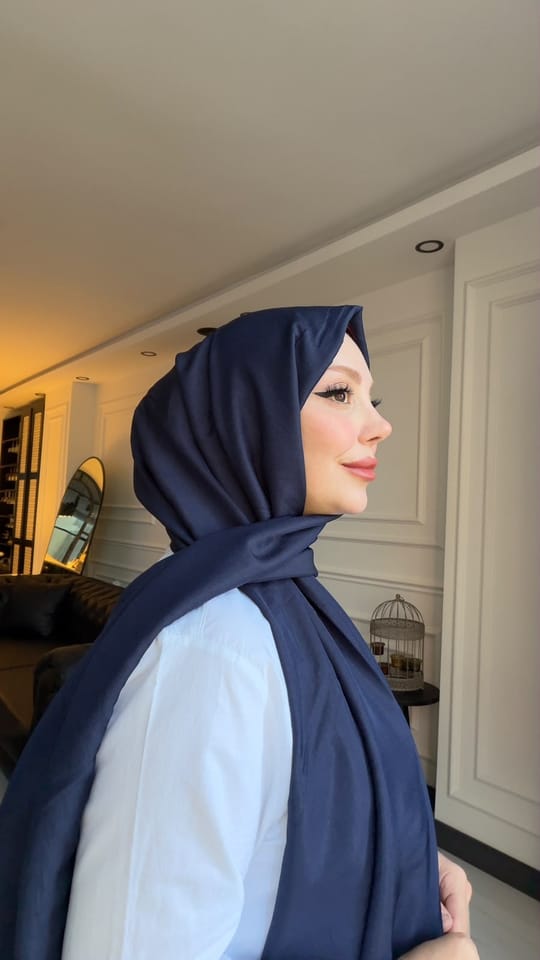 VUAL/BRİSA ŞAL LACİVERT