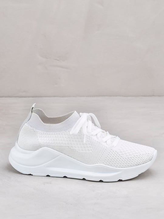 Beyaz Kadın Triko Spor Ayakkabı Satın Al! CIERRAA-02 Fiyatı | Elle Shoes