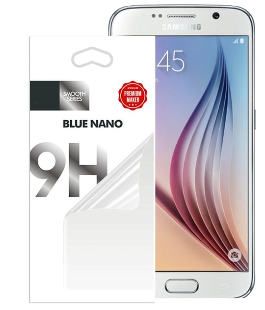 Samsung Galaxy S6 Ekran Koruyucu Blue Nano Ekran Filmi Kırılmaz | Ücretsiz  Kargo