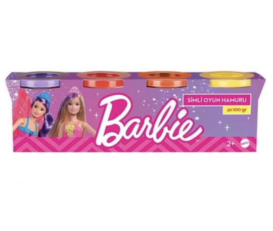 Barbie Simli 4'lü Oyun Hamuru HHJ32 - Toysall