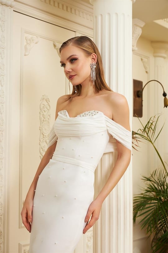 Nikah Elbiseleri - Beyaz Nikah Elbisesi 2023 - Carmen