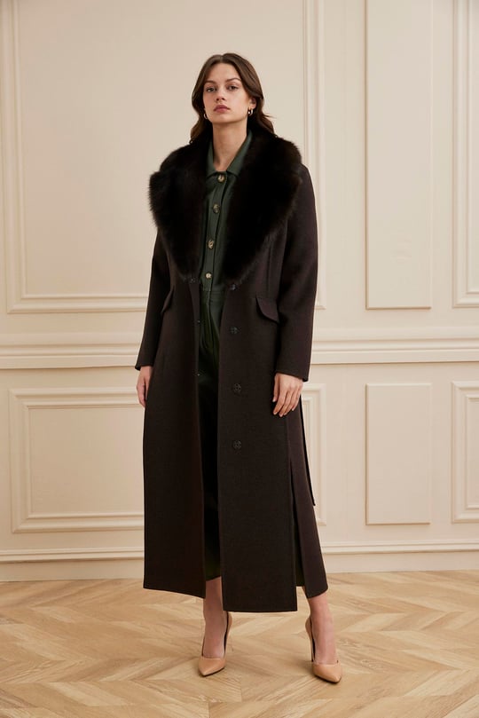 Louis Vuitton Oversized Detail Trench Coat Beige SABLE. Size 36