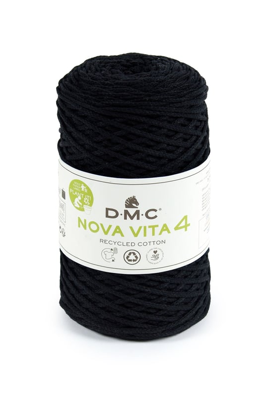 Fil Coton DMC - Nova Vita 4 - Noir 72 | Mytissus