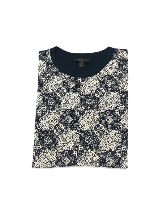 Louis Vuitton Black T Shirt In Multi Color Blouse Cotton ref.413616 - Joli  Closet