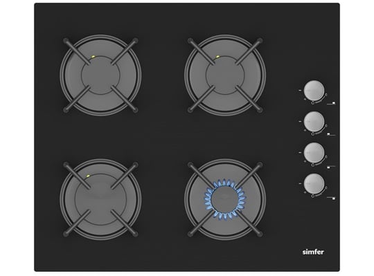 Simfer 1245 Inox 4 Gözü Multi Turbo Fırın