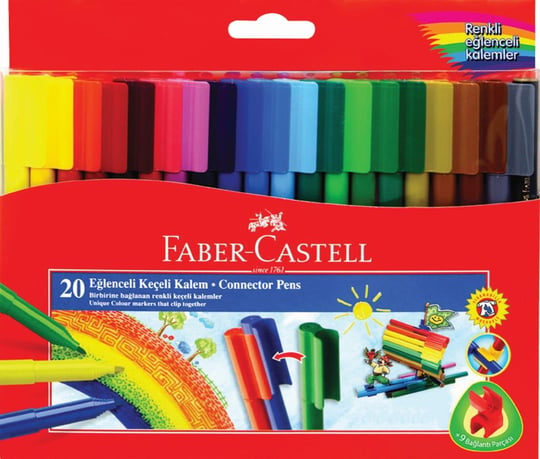 Faber-Castell Eğlenceli Keçeli Kalem 20'li