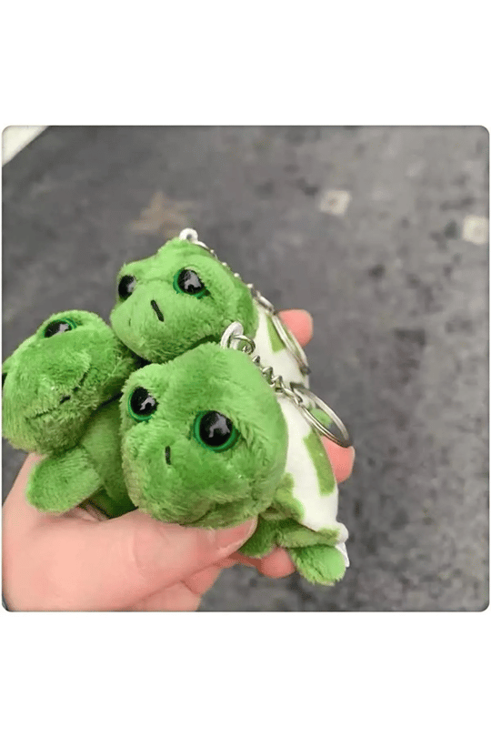 Yeşil Kaplumbağa Anahtarlık Çanta Süsü