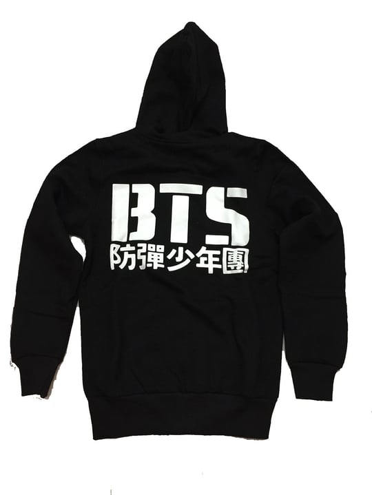 BTS Sweatshirtler Kızlara özel bel hizasında