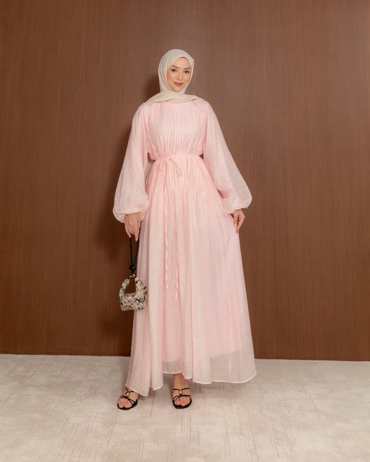 Allerli Pembe Elbise