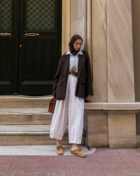 Kahve Blazer Ceket