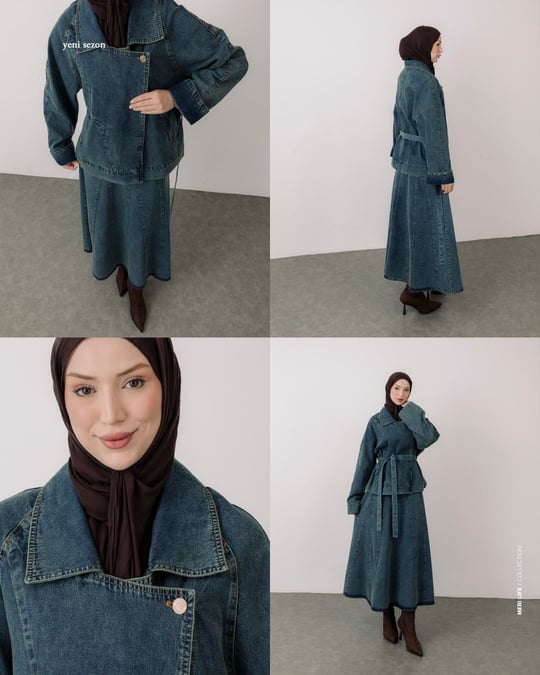 Lois Etekli Lacivert Denim Takım