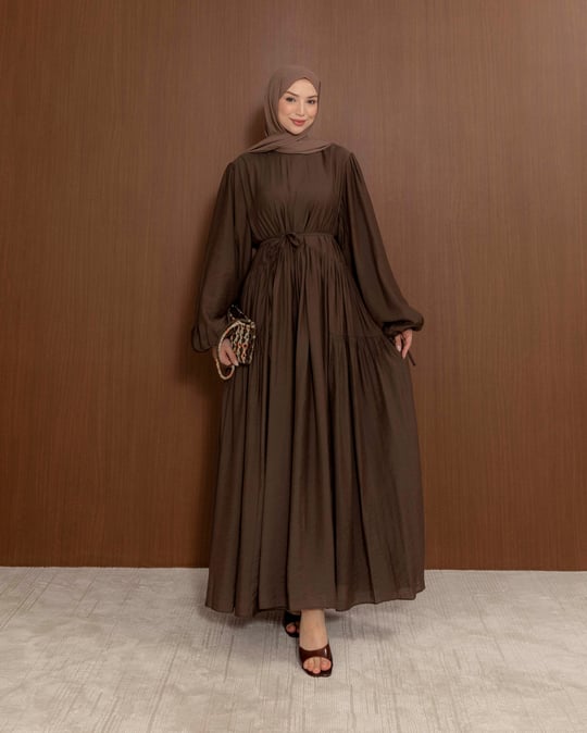 Oversize Doblin Kahve Elbise