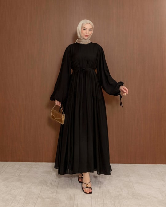 Oversize Doblin Siyah Elbise