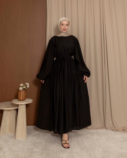 Oversize Doblin Siyah Elbise