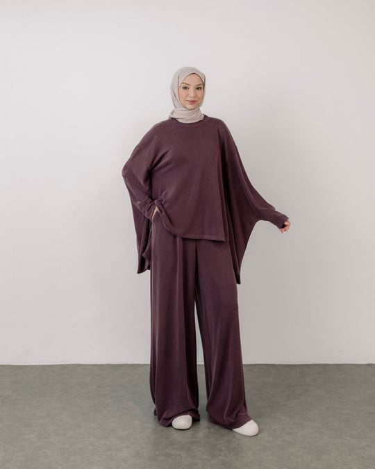 Pantolonlu Bordo Pike Takım