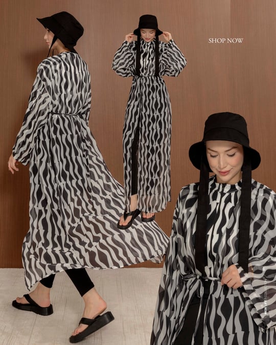Zebra Desenli Pareo