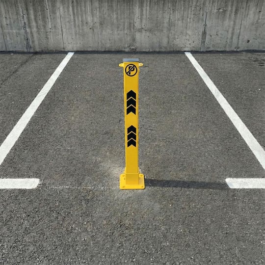 Kilitli Otopark Direği 75 cm, Yatar Tip Park Bariyeri