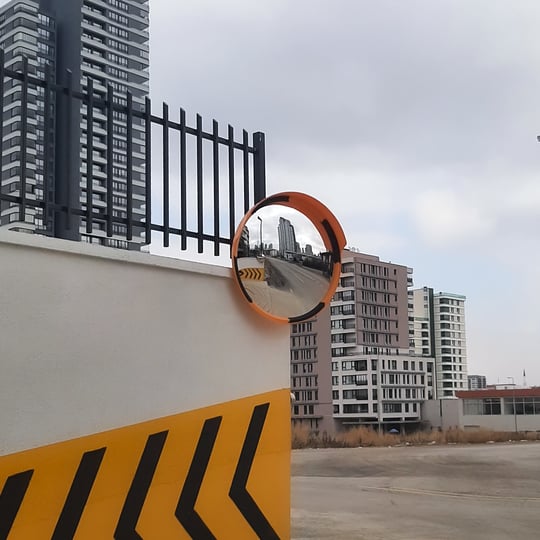Trafik Güvenlik Aynası 60 cm, Otopark Aynası, Bombeli Güvenlik Aynası