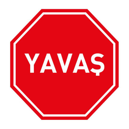 Yavaş Levhası TT-2Trafik Tanzim İşaretleri
