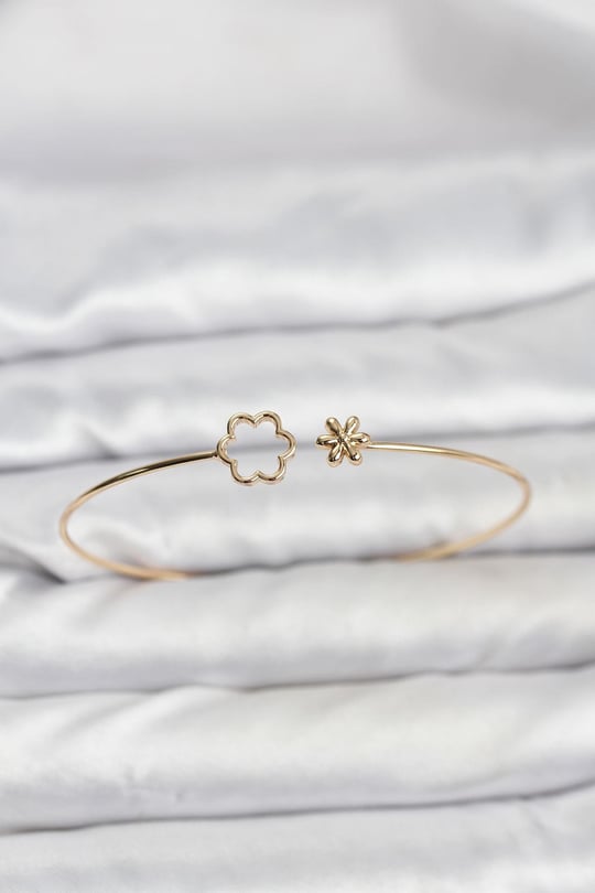 Lotus Model Gold Renk Bileklik
