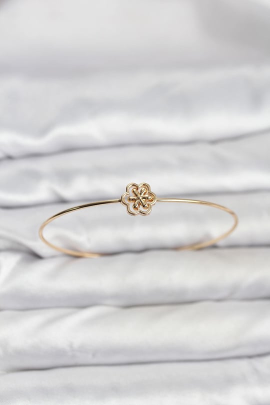 Lotus Model Gold Renk Bileklik