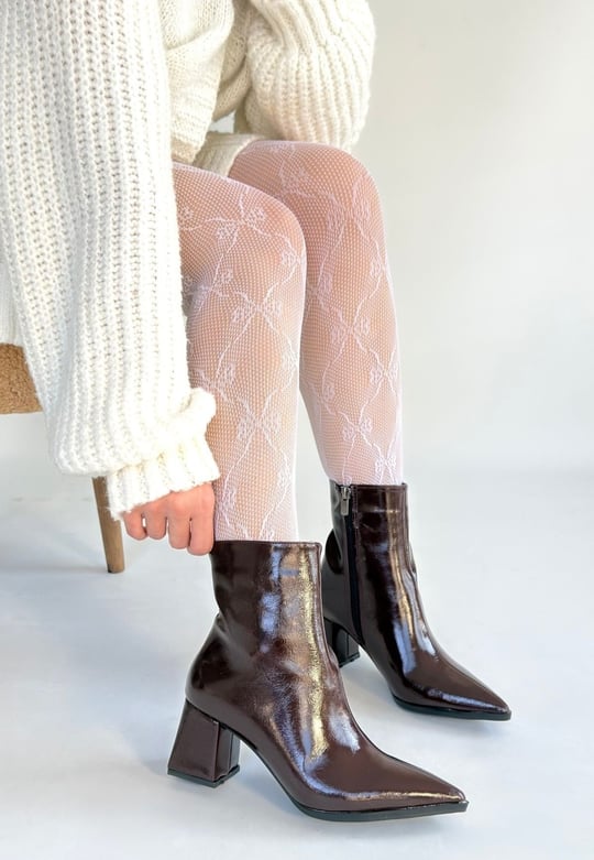 Mosy Rugan Topuklu Bot -Bordo