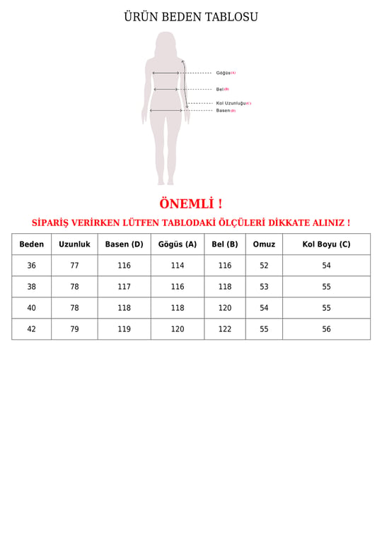 Arkası Uzun Düğmeli Modal Gömlek -Laci