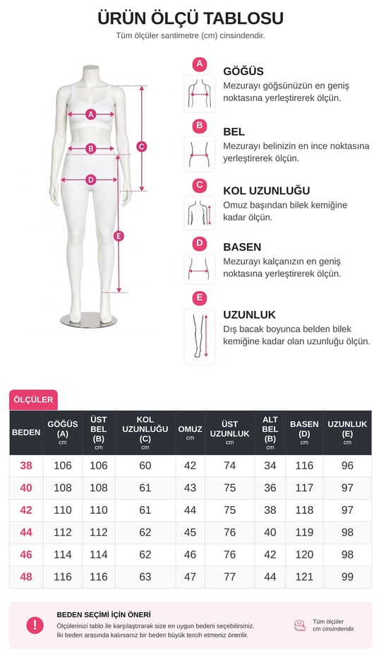 Beli Kemerli Önü Düğmeli Pantolonlu Kot Takım -Buz Mavi