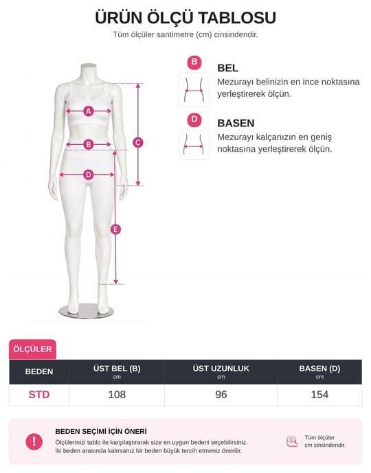 Dantel İşlemeli Beli Lastikli Etek  -Kahve