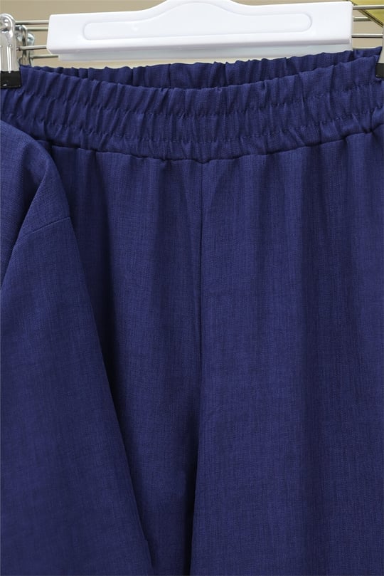 Önden Bağlamalı Pantolonlu Kimono Takım -Laci